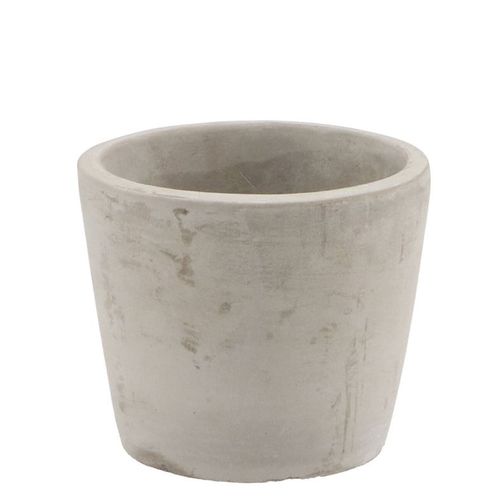 Beton Übertopf grau D11cm H09cm