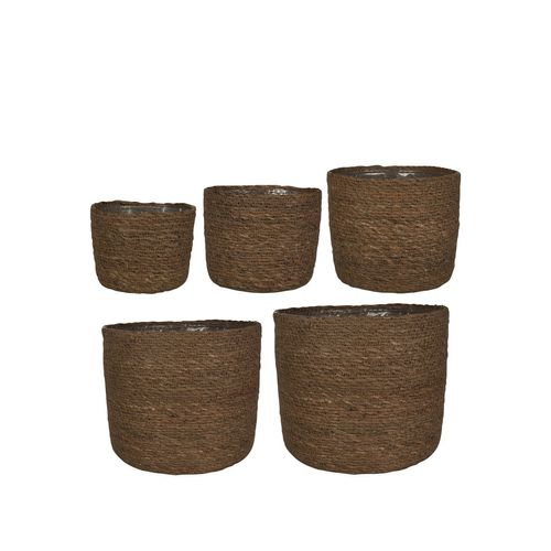 Korb Stef braun 5/Set D20cm H18cm