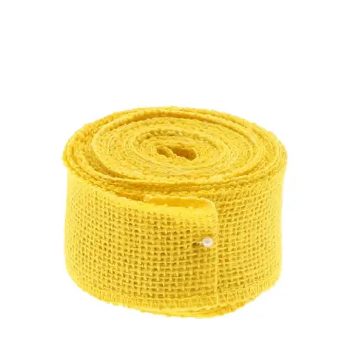 Band Jute gelb 50mm 5m