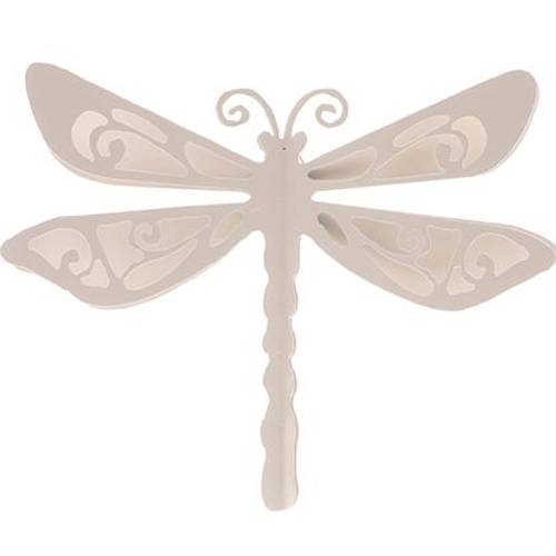 Wandaufhänger Libelle creme D25.5cm