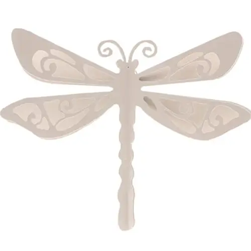 Wandaufhänger Libelle creme D25.5cm