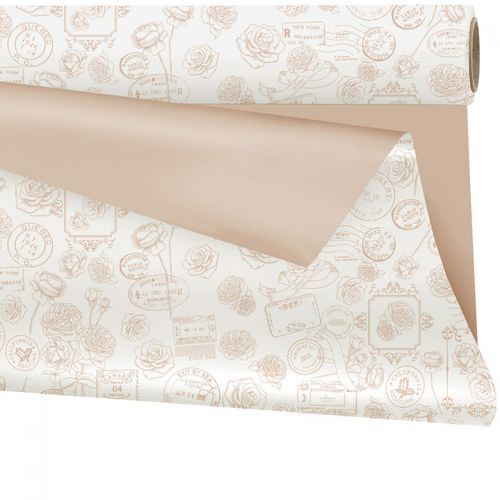 Folie Rolle 80cm Lucy Duo Matt Beige 25m