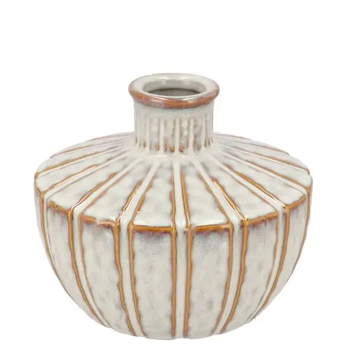 Keramik Vase Sifan weiss 18x18x15cm