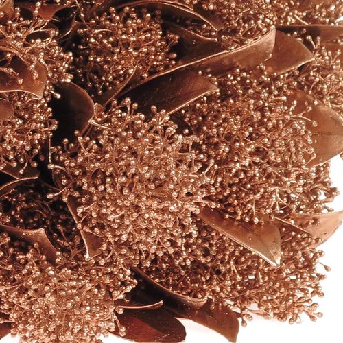 Skimmia kupfer gefärbt 40cm