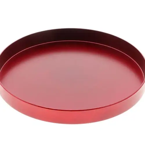 Melamine Teller rot D27cm H03cm