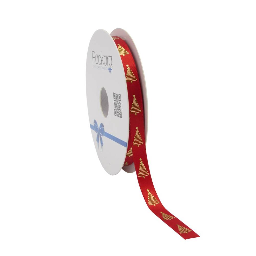 Band Satin Baum rot 10mm 20m