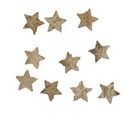 Deko Stern Birke natur D4.5cm 100st