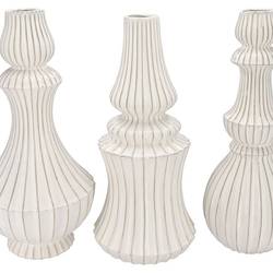 Keramik Vase Mika mix weiss  28x57cm