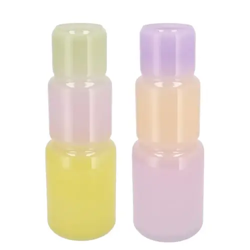 Glas Vase May Dreamy mix pastel 12x12x35cm