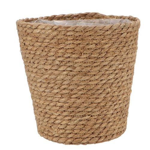 Korb Seegras Stroh braun D24cm H24cm