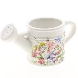 Keramik Gieskanne Fiori D28cm H13cm