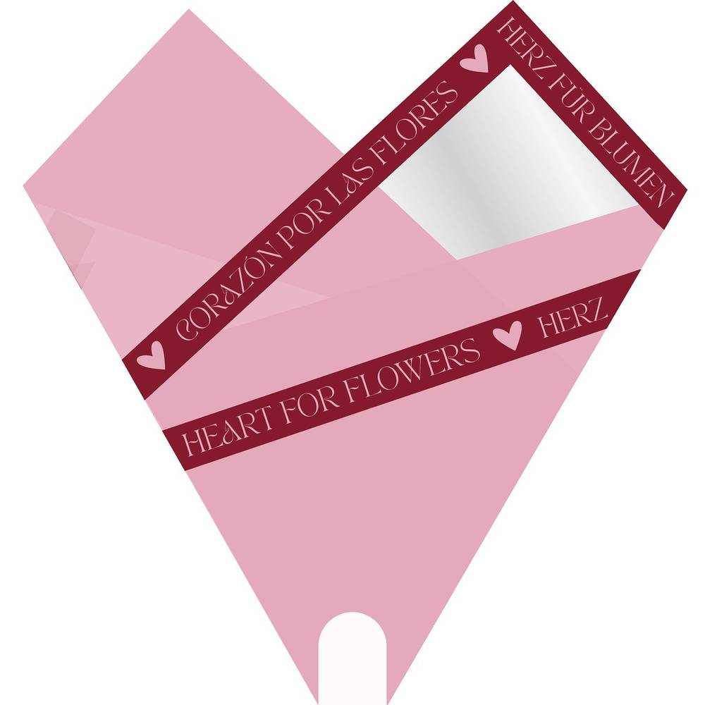 Tüten Smartsl. Whispers rosa 50x44cm x50