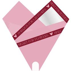 Tüten Smartsl. Whispers rosa 50x44cm x50