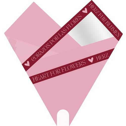 Tüten Smartsl. Whispers rosa 50x44cm x50
