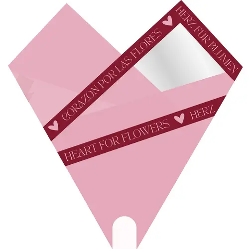 Tüten Smartsl. Whispers rosa 50x44cm x50