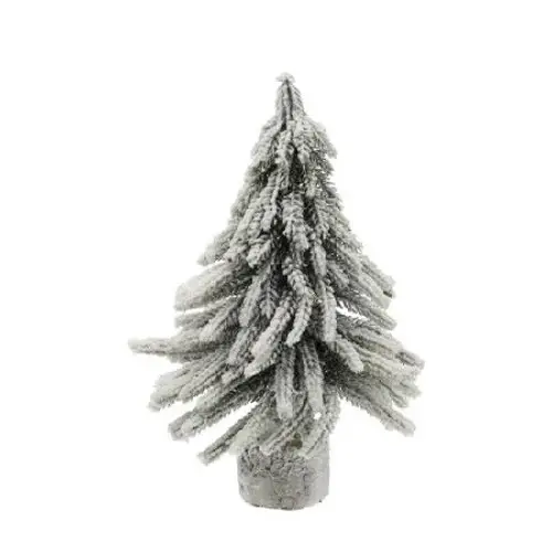 Baum Spruce grün/weiss D16cm H27cm