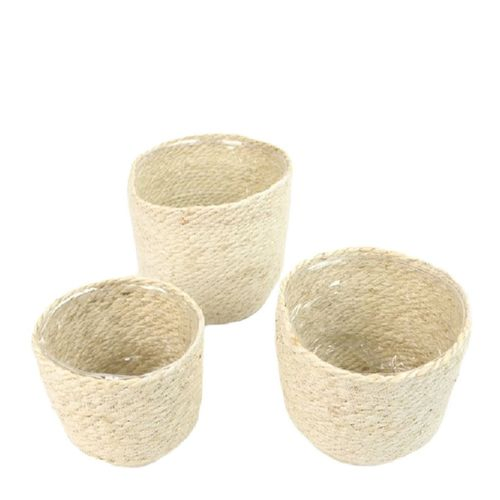 Korb Dhaka natur 3/Set D18cm H18cm