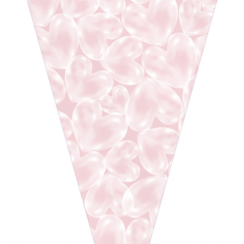 Tüte Bubbles rosa 50x35x10cm x50