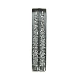 Tischkerze Baum silber D02.2cm H25cm x2