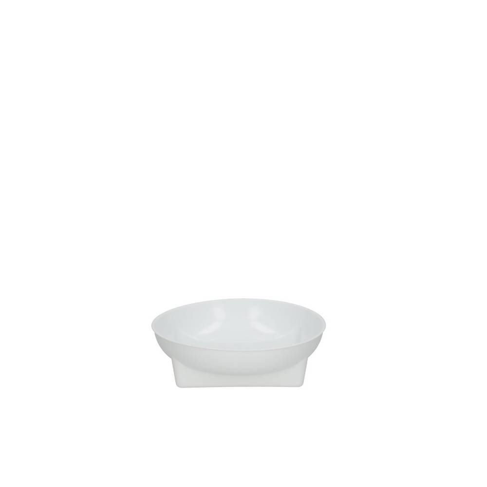 Schale Rund/4eck weiss D16cm