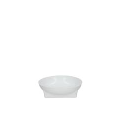 Schale Rund/4eck weiss D16cm