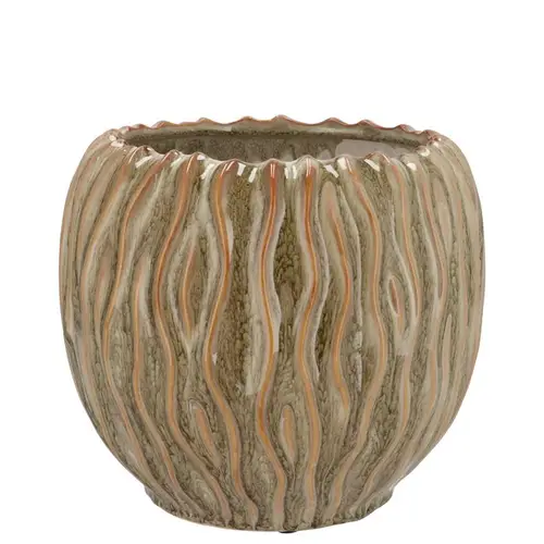 Keramik Topf Finn grün 17x17x14cm
