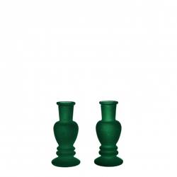 Kerzenständer Velvet grün D05cm H11cm 