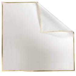 Folie Blatt Cachotier weiss 70x70cm