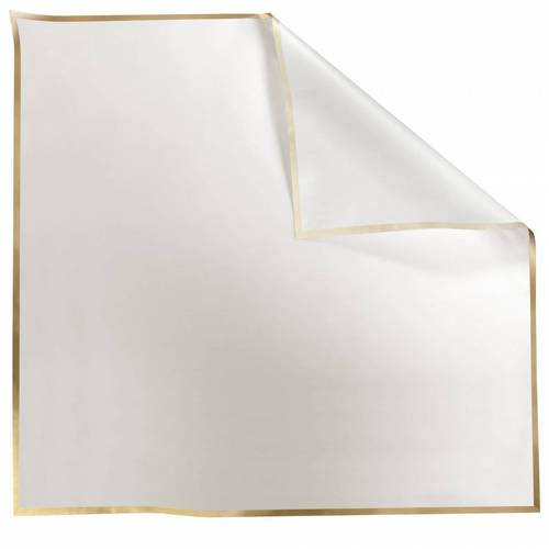 Folie Blatt Cachotier weiss 70x70cm