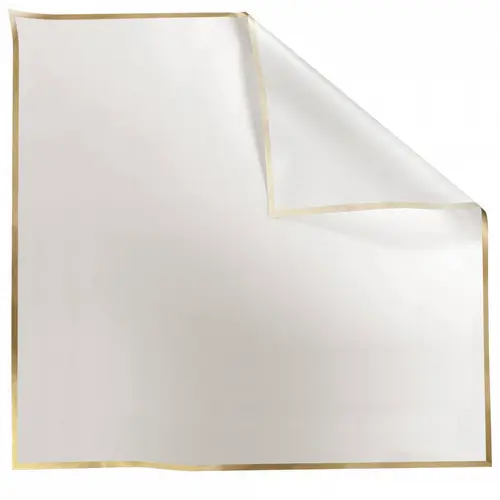 Folie Blatt Cachotier weiss 70x70cm