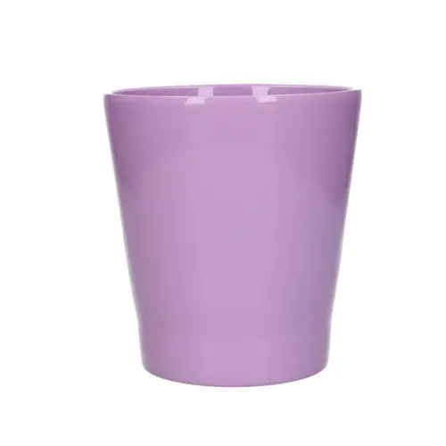 Keramik Orchidee Topf lila D13cm H14cm