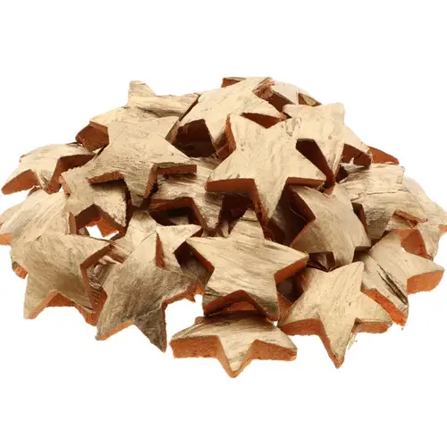 Kokosnuss Stern gold D07cm x50