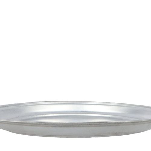 Zink Schale silber D45cm