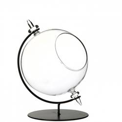 Glas Ständer Fisch Offen D14cm H20cm