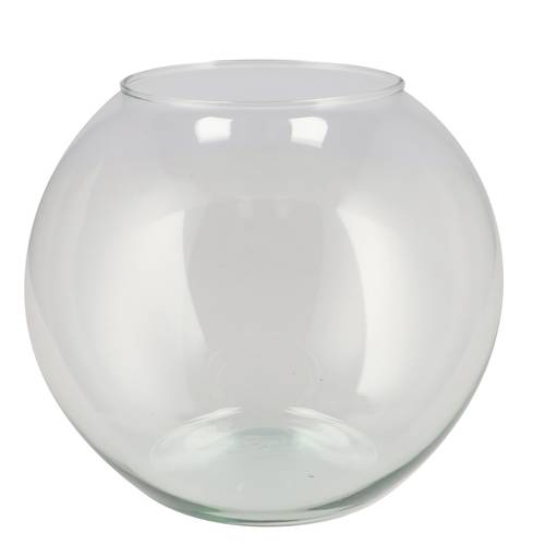 Glas Eco Kugelvase D17cm H19cm