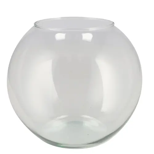 Glas Eco Kugelvase D17cm H19cm