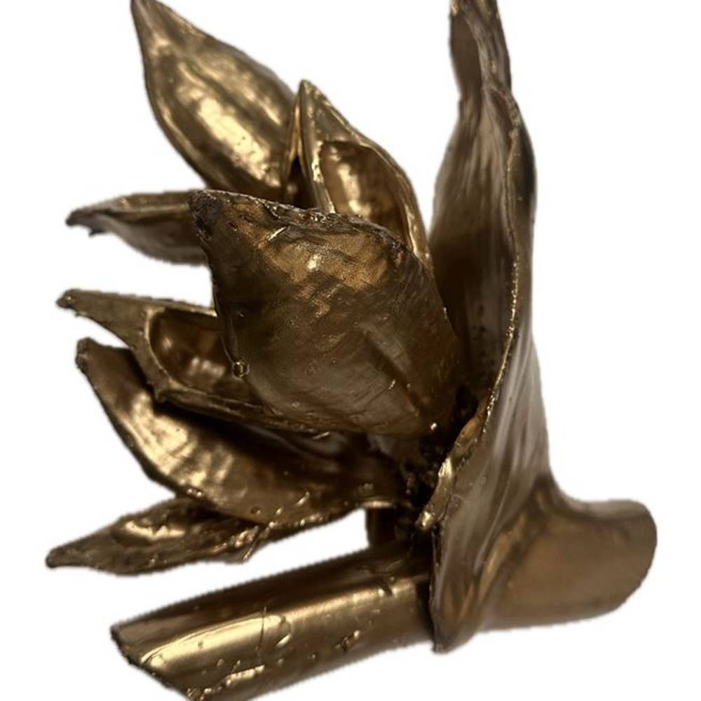 Seiden Wachs Meeresfrüchte gold