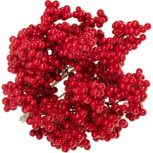 Trocken Ilex auf Stab rot L55cm x15