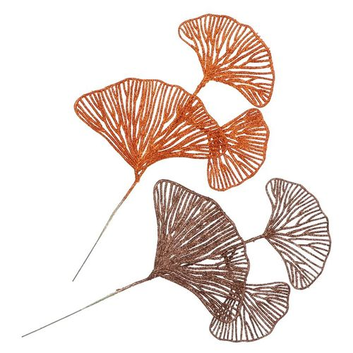 Deko Lotus kupfer bronze 40cm ass p/12