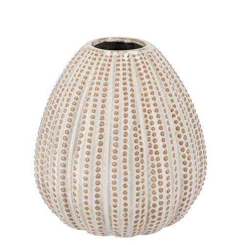 Keramik Vase Urchin sand 18x18x18cm