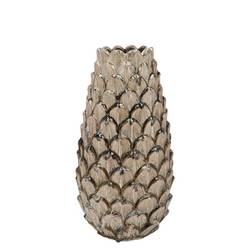 Keramik Vase Tannenzapfen 14x25cm