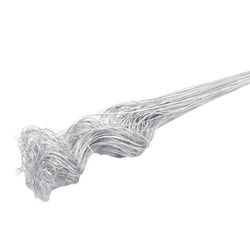 Trocken Curly Ting Ting silber 70cm 200gr