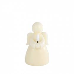 LED Kerzen Engel creme D07cm H12cm 