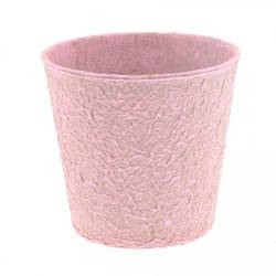Übertopfdeckel Pulp Carta rosa D09cm H09cm