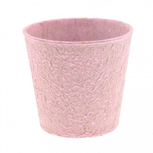 Übertopfdeckel Pulp Carta rosa D09cm H09cm