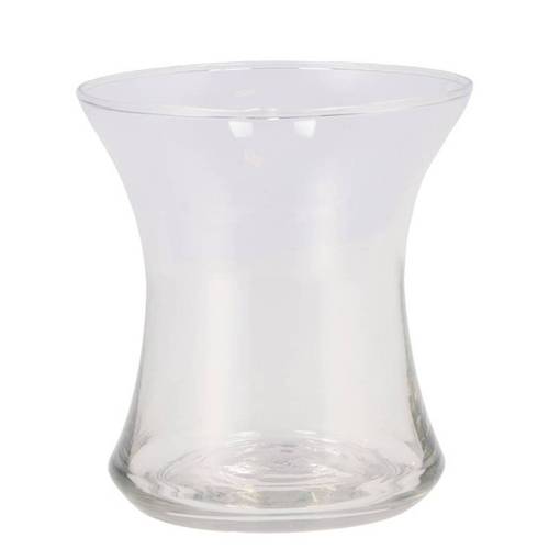Glas Vase Diabolo D12cm H12cm