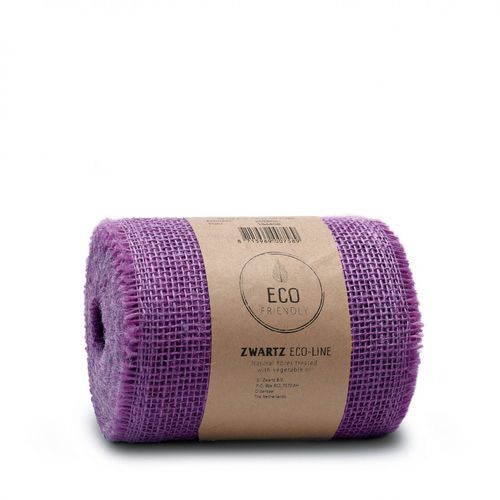 Band Jute lila 150mm 10m
