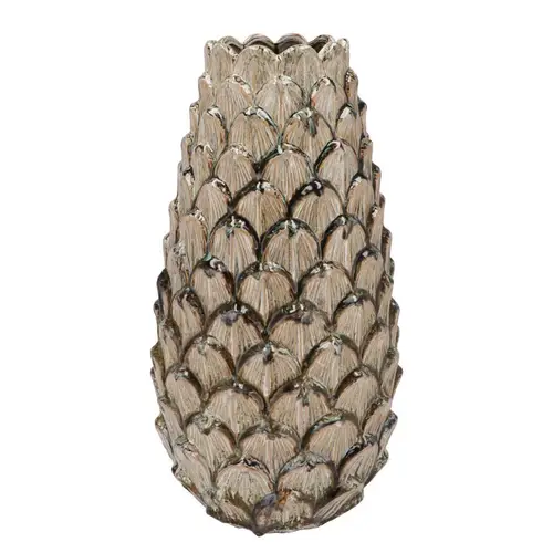 Keramik Vase Tannenzapfen 26x50cm