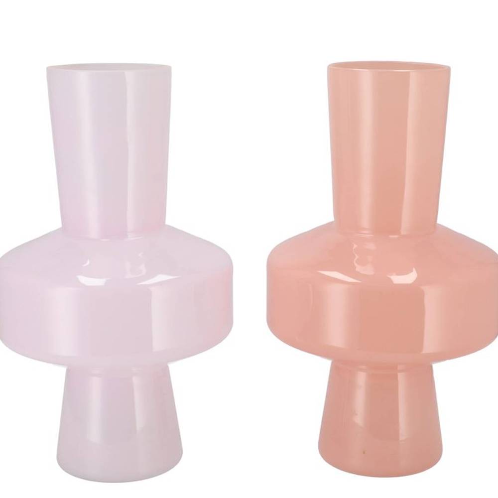 Glas Vase Beau mix lila 18x18x31cm