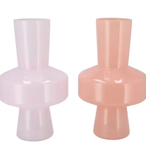 Glas Vase Beau mix lila 18x18x31cm